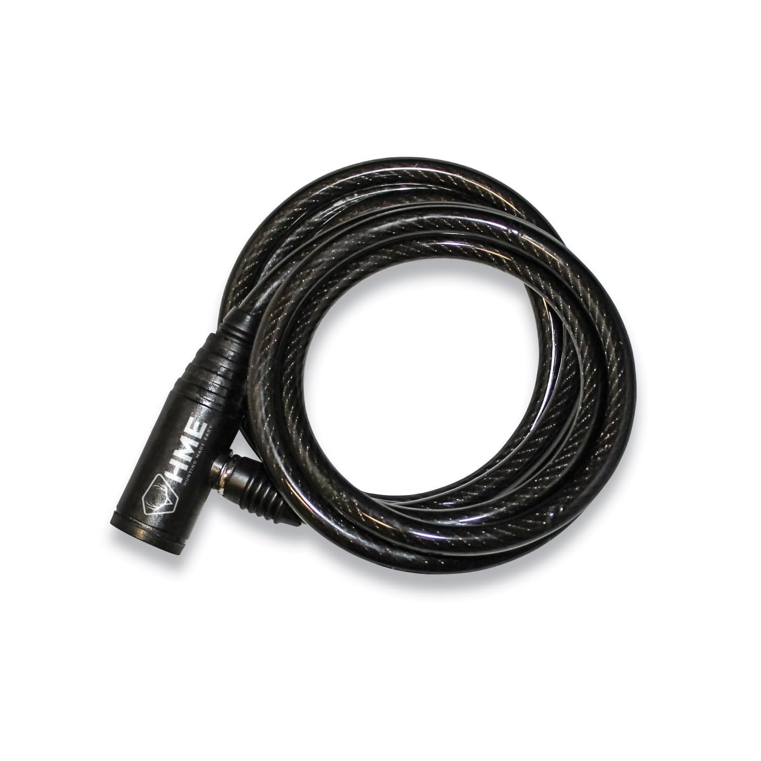 HME Treestand Cable Lock with two keys included for backup access.
