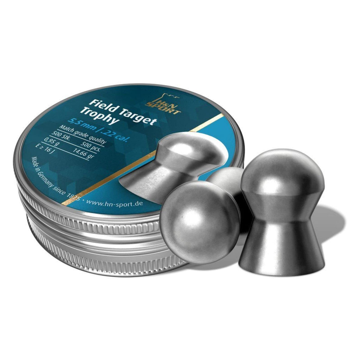 Product image: H&N Field Target Trophy Pellets .22 Cal. 5.54 mm Head-Size