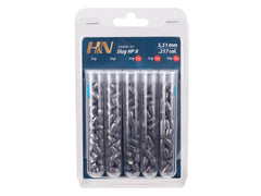 H&N Sport Slug HP II sampler pack with five .217 cal slugs for testing accuracy.