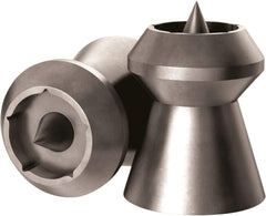 Notched edges on Terminator hollowpoint pellets boost expansion.