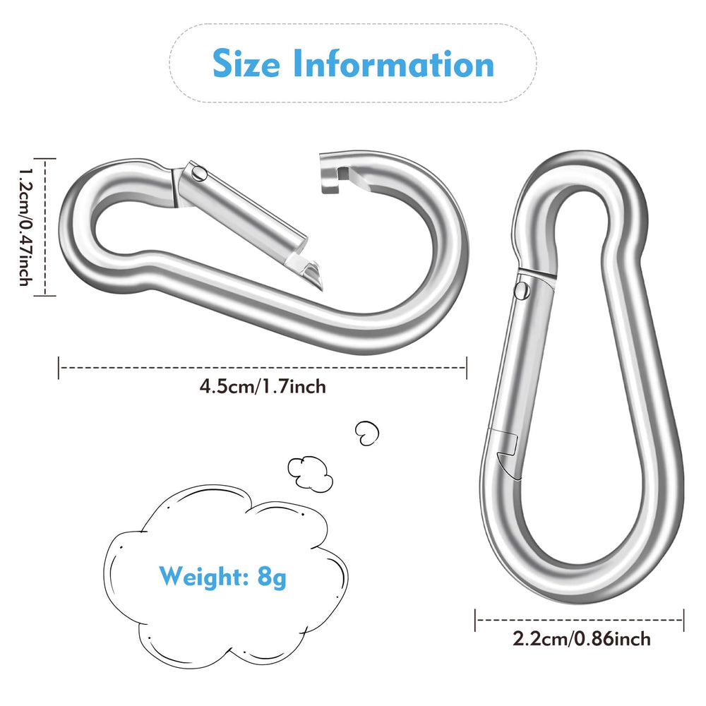 Hnnyyie versatile carabiner clip for bundling, rigging, and quick gear hangs.