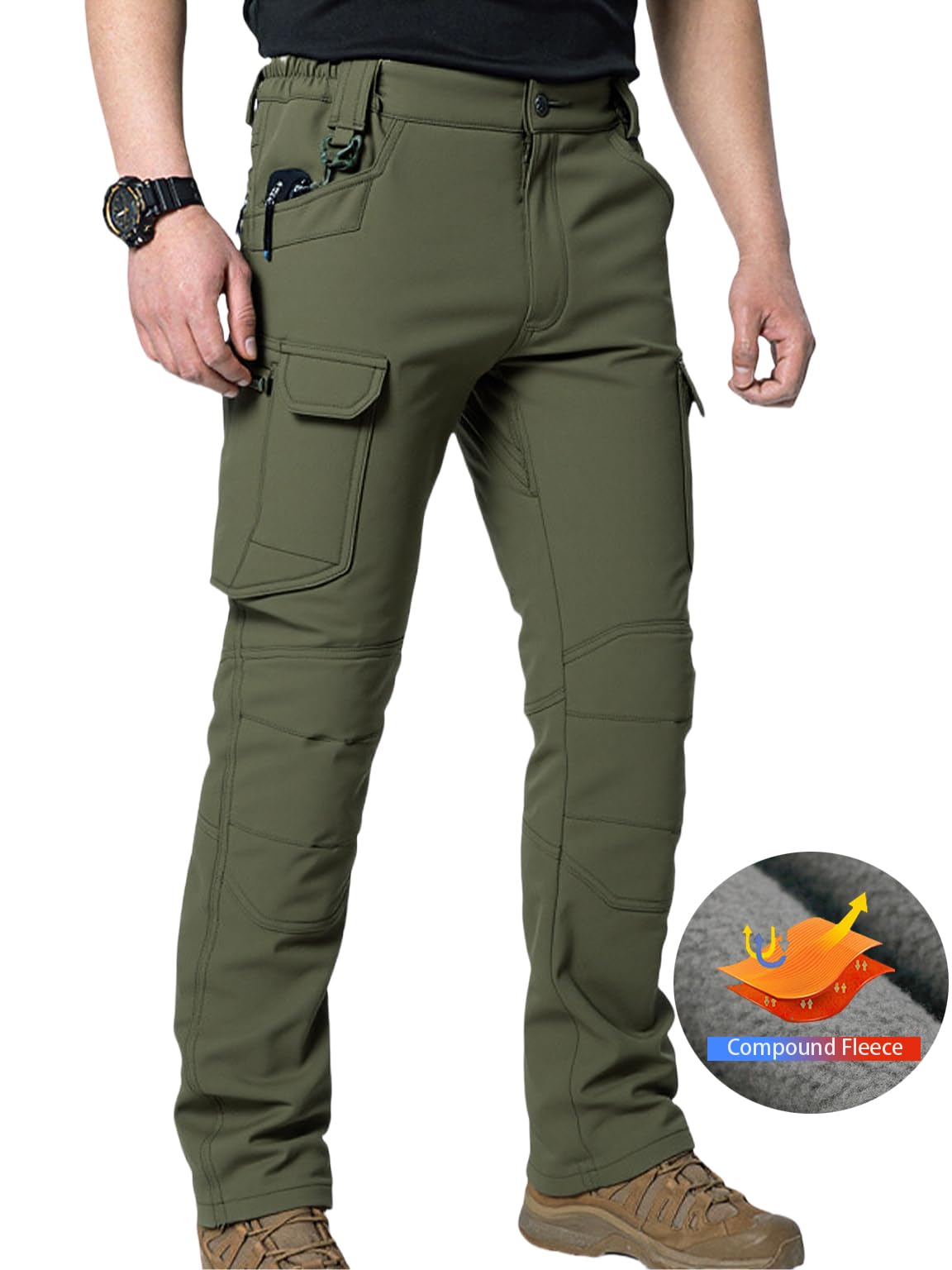 HOANCAQH waterproof fabric rain-ready image demonstrates dry, comfortable winter conditions