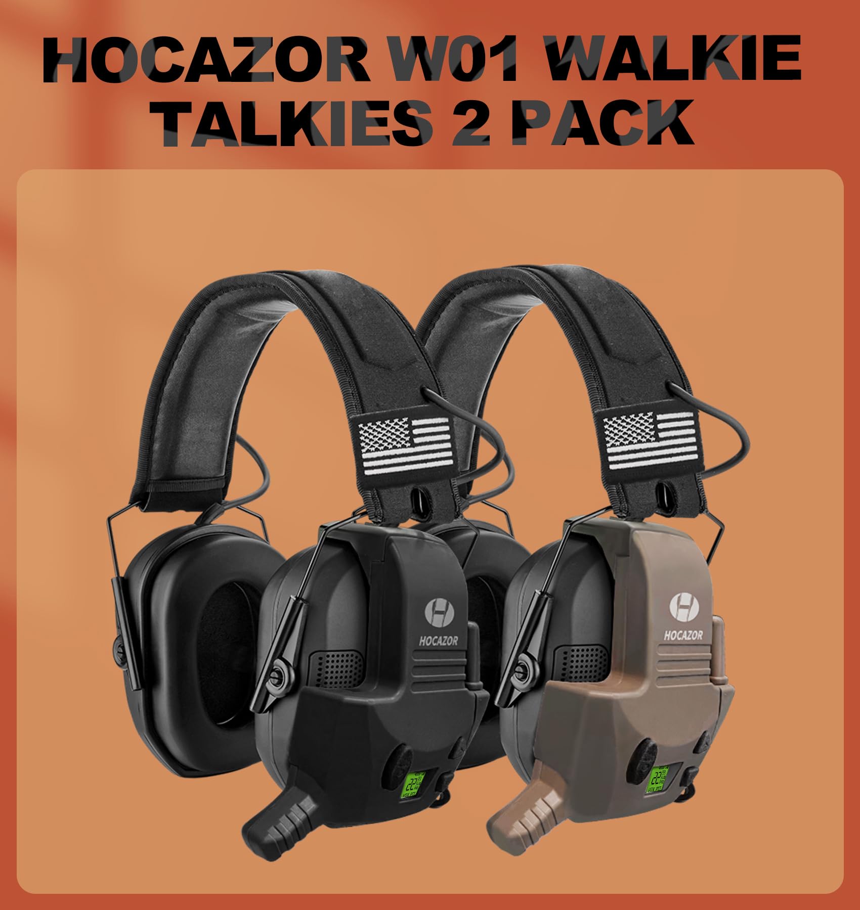 Hocazor W01 range up to 2 miles in open areas