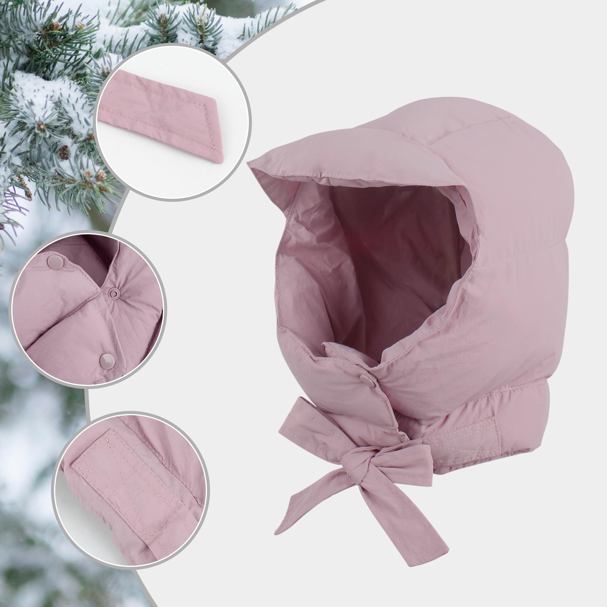 Hoce packable design showing hat folding into pocket for on-the-go warmth.