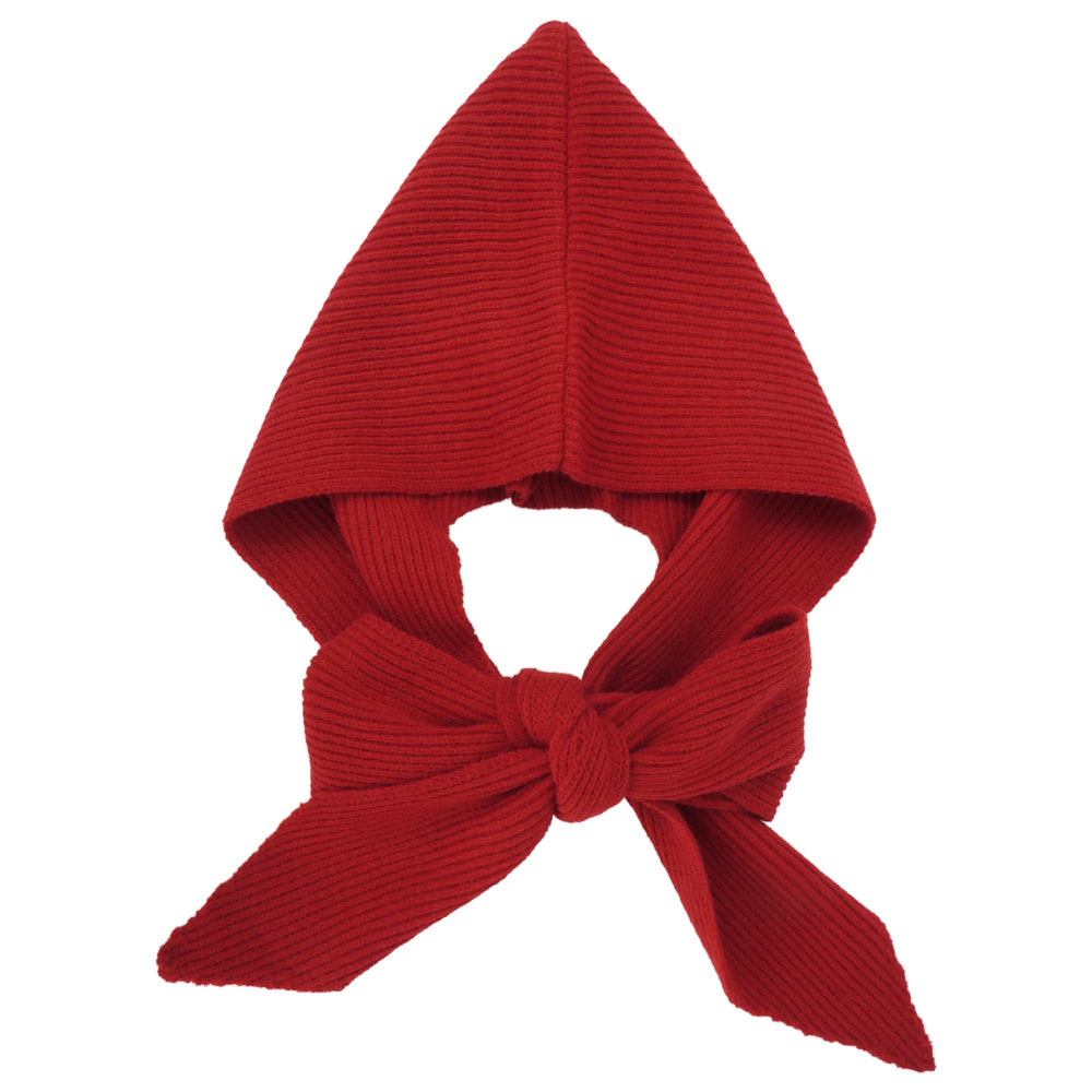 Hoce scarf hat white adds cozy warmth and clean styling.