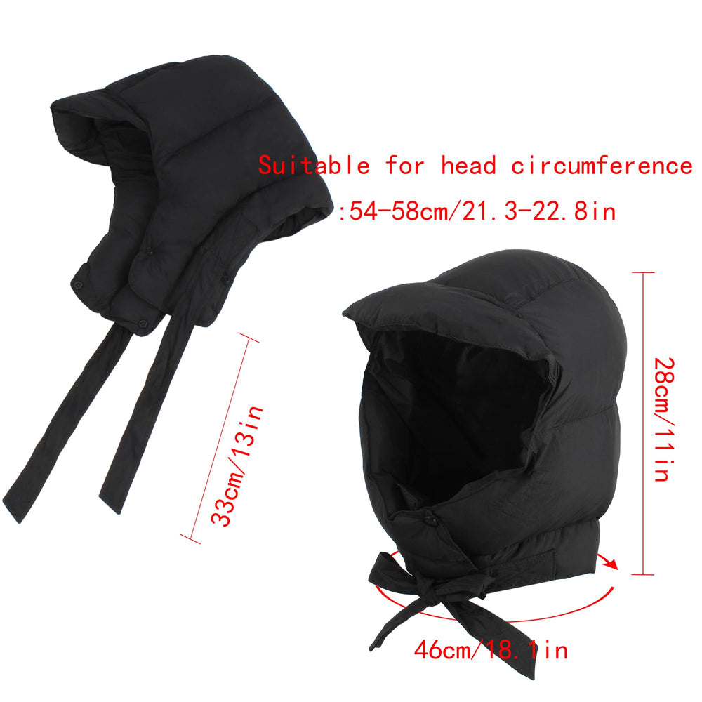 Hoce windproof hat with ear flaps protects ears and neck on cold days