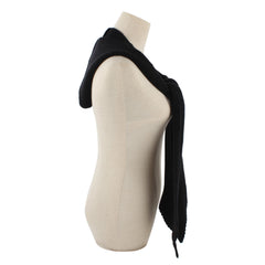 Hoce hooded scarf hat for women - white color front view