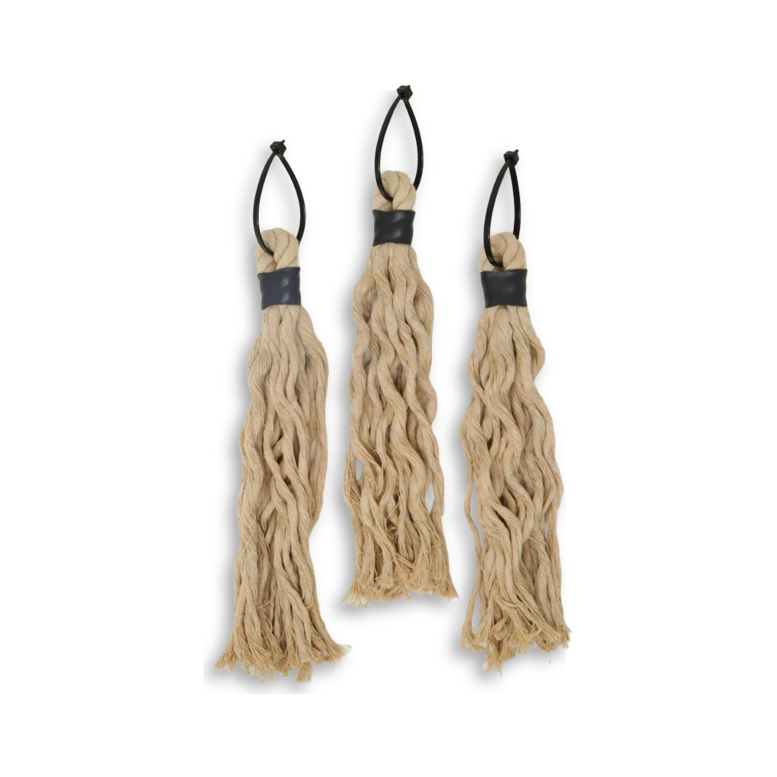 Close-up of Hodag HempScent Scrape Tassels rope