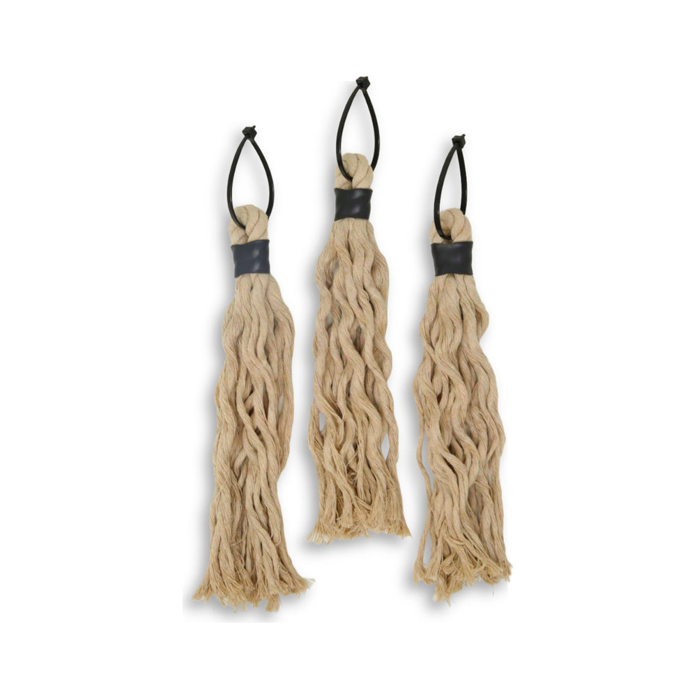 Close-up of Hodag HempScent Scrape Tassels rope