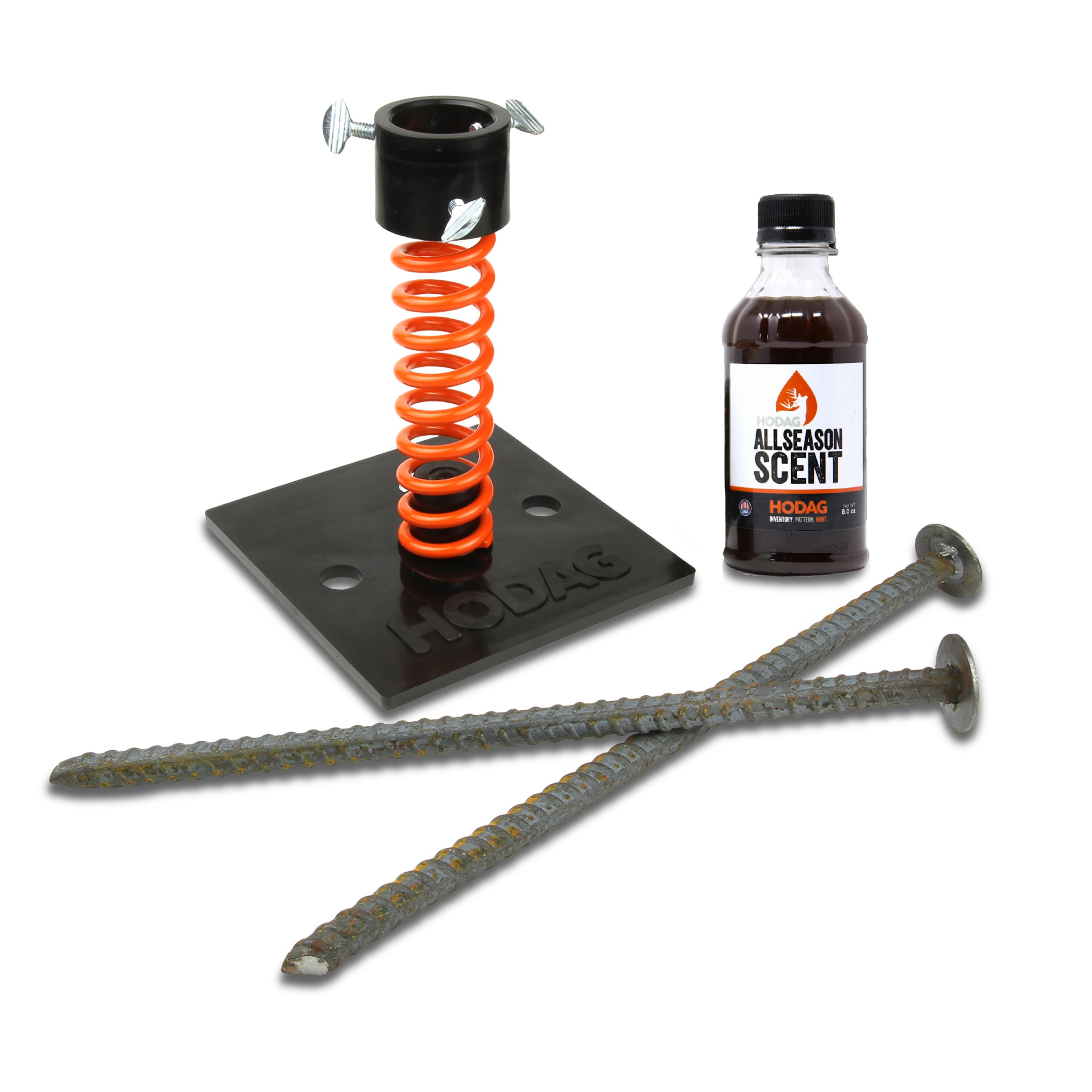 HODAG Licking Stick Kit display shows quick deployment for hunts.