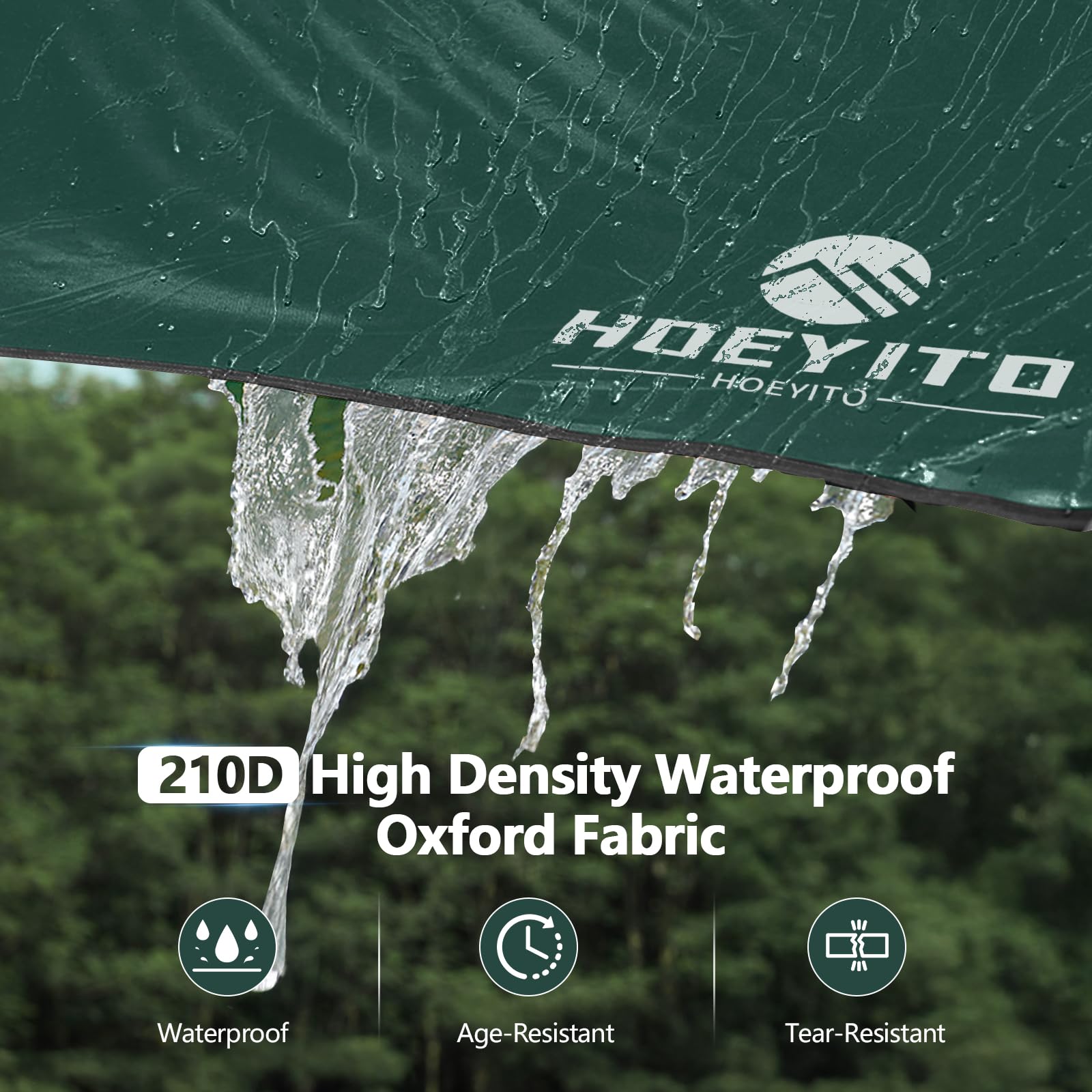 HOEYITO tarp used for picnics, hammocks, and beach shade