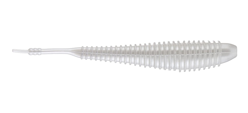 Hog Farmer Spunk Shad Ghost Minnow 4.5 inch shot demonstrates chatterbait trailer compatibility