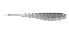 Hog Farmer Spunk Shad Ghost Minnow 4.5 inch soft plastic close-up highlighting texture for lifelike action