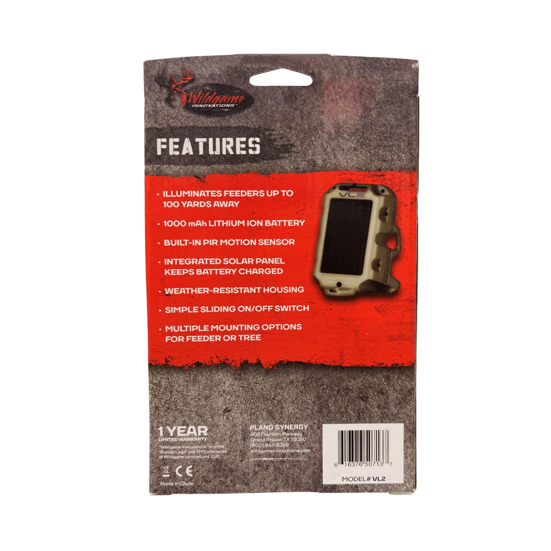 Moonshine Feeder Light mounted on feeder or tree for nocturnal hunting