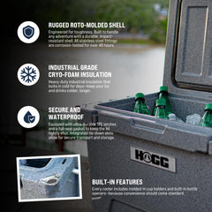 Hogg Desert Flower portable ice chest ideal for beach trips.