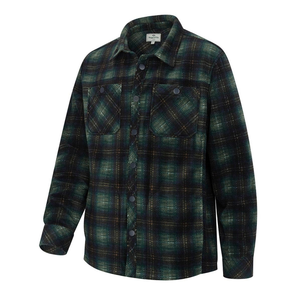 Hoggs of Fife Broxburn Fleece Shacket front view showing rugged warmth and casual style