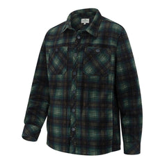 Hoggs of Fife Broxburn Fleece Shacket front view showing rugged warmth and casual style