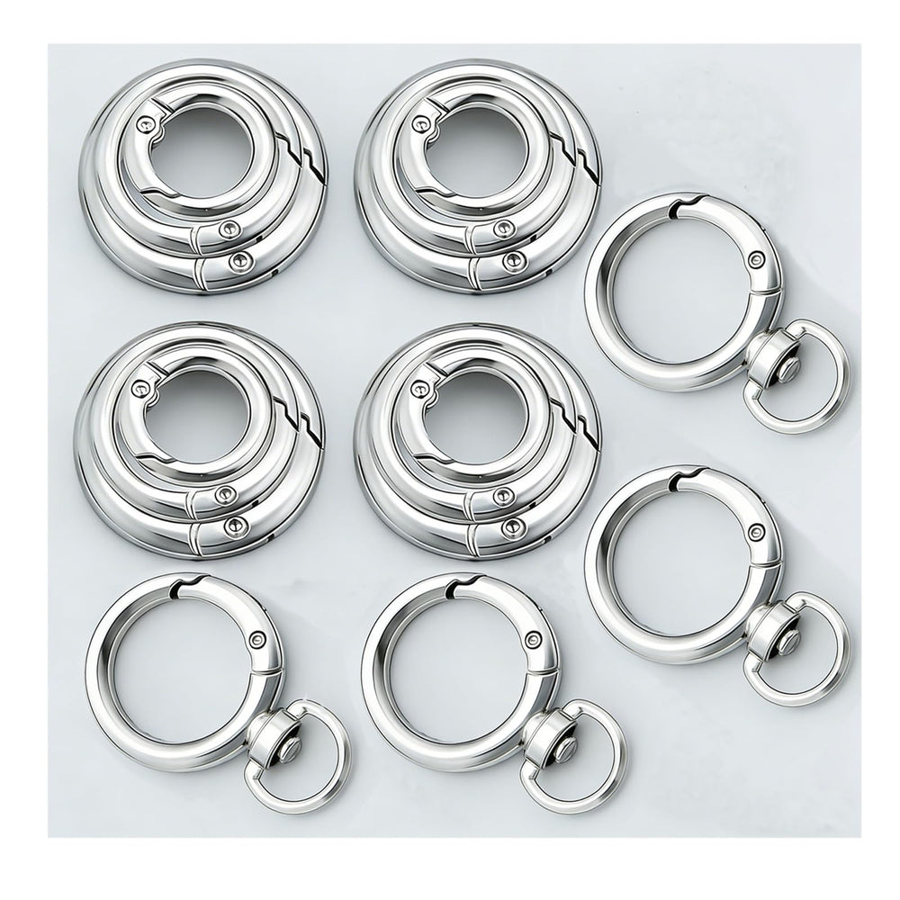 HOLAILS 16pcs metal spring O-ring set assortment for versatile attachments