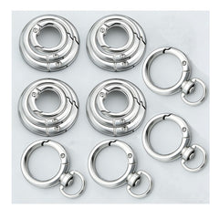 HOLAILS 16pcs metal spring O-ring set assortment for versatile attachments