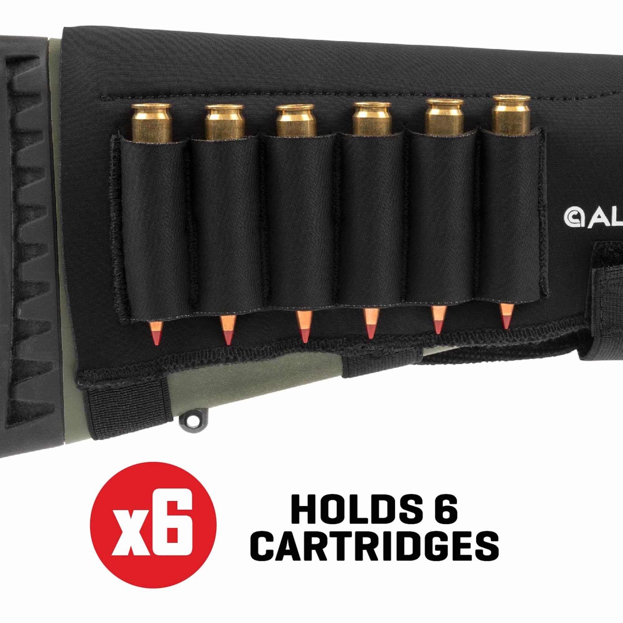Holds up to 6 cartridges for quick access