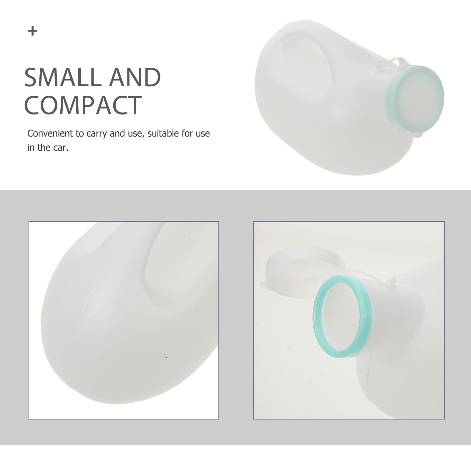 Holibanna durable urinal bottle suited for elderly and bedridden care.