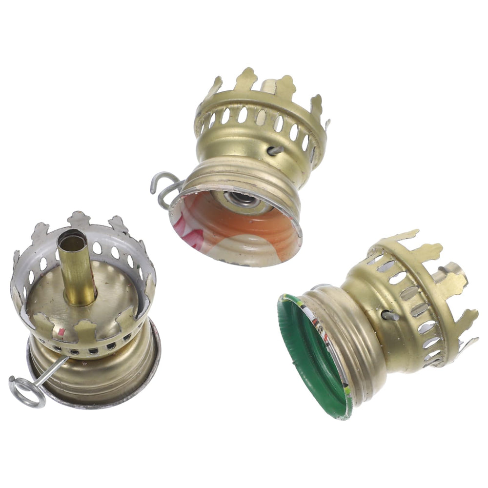 HOLIDYOYO kerosene lamp burner pack; easy 3-piece replacement for vintage lamps.