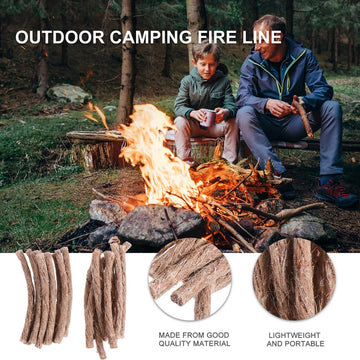 HOLIDYOYO easy-to-use cord wick for hassle-free outdoor fires