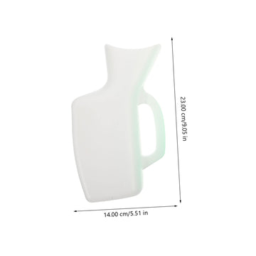 HOLIDYOYO white-green urinal bottle for easy visibility and hygienic use