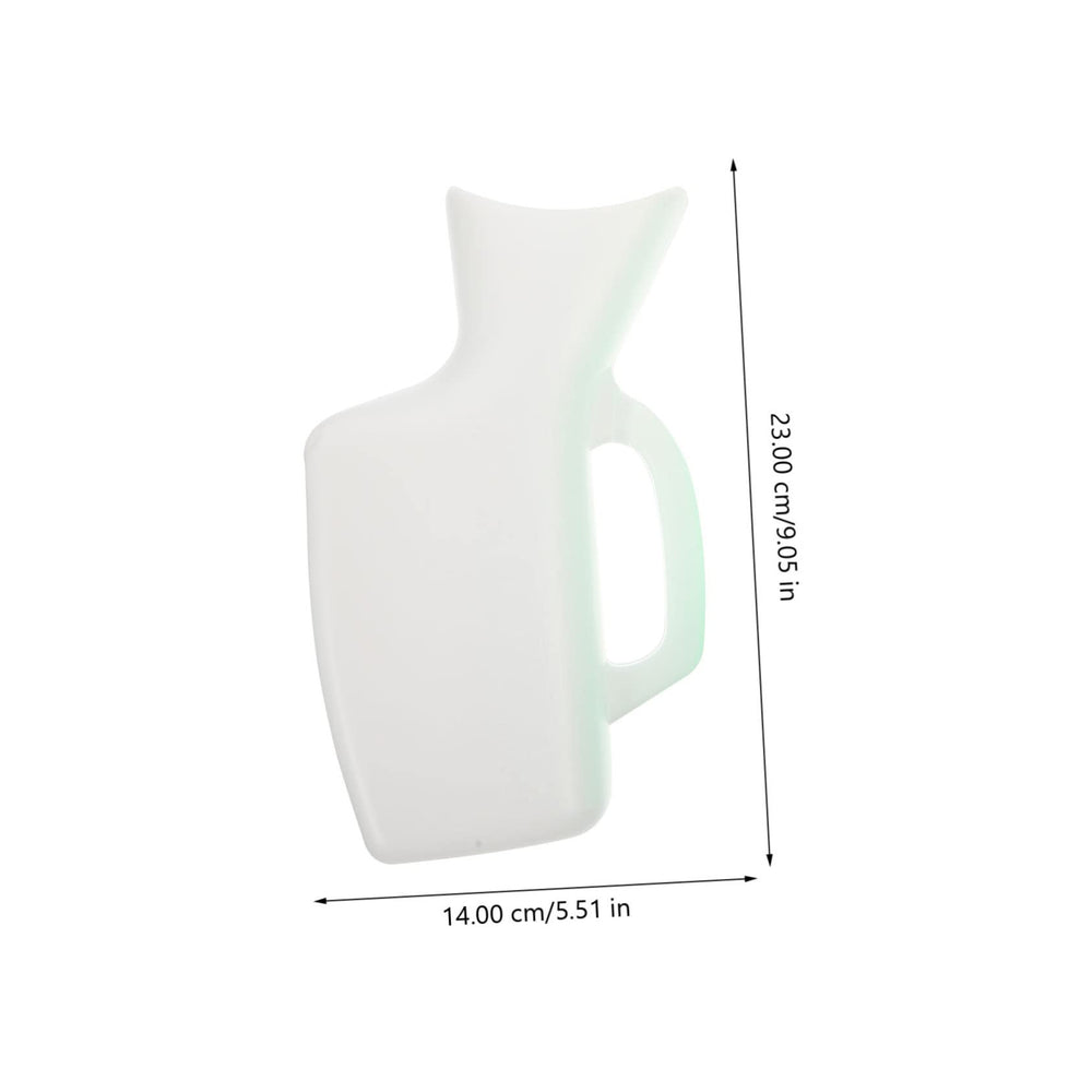 HOLIDYOYO white-green urinal bottle for easy visibility and hygienic use