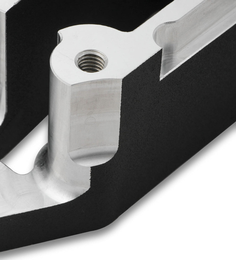 Holley aluminum bracket provides corrosion-free durability during engine work