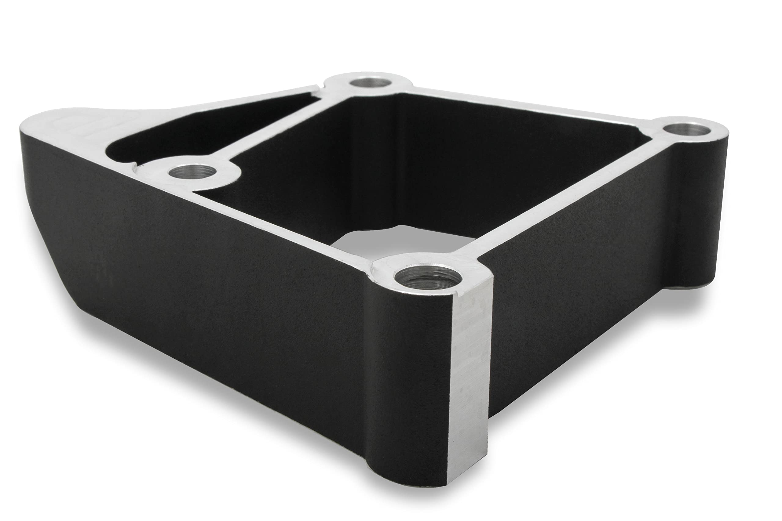 Lightweight, rust-resistant Holley bracket reduces weight while preserving strength and alignment