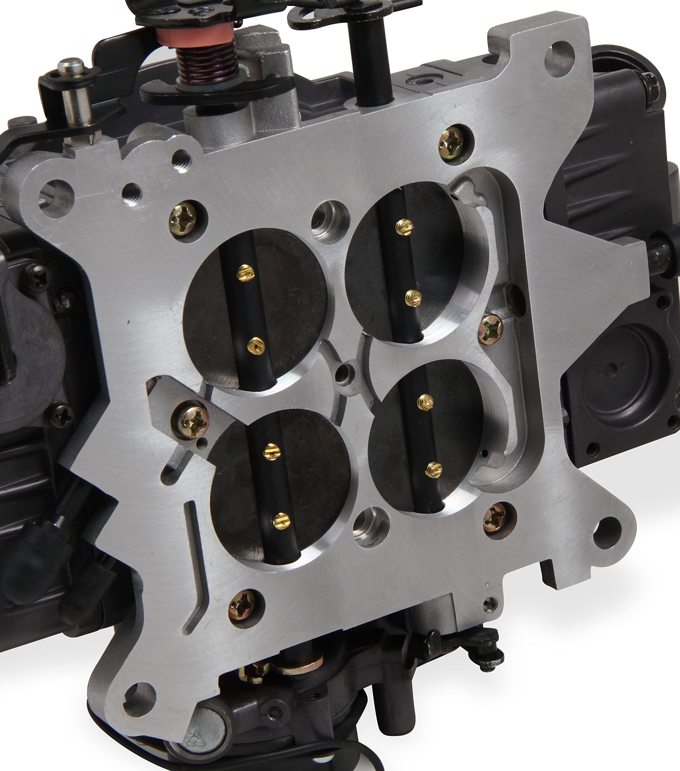 Holley Marine Avenger dual metering block for precise tuning across boat loads.