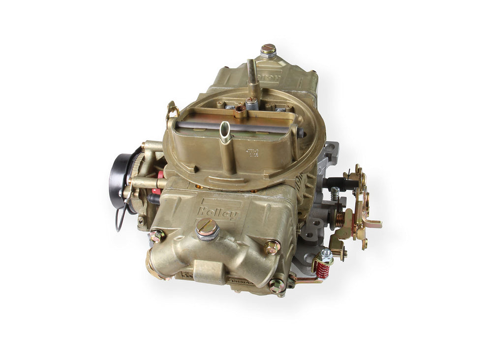 Holley Mdl 4150 mechanical secondaries for consistent power.
