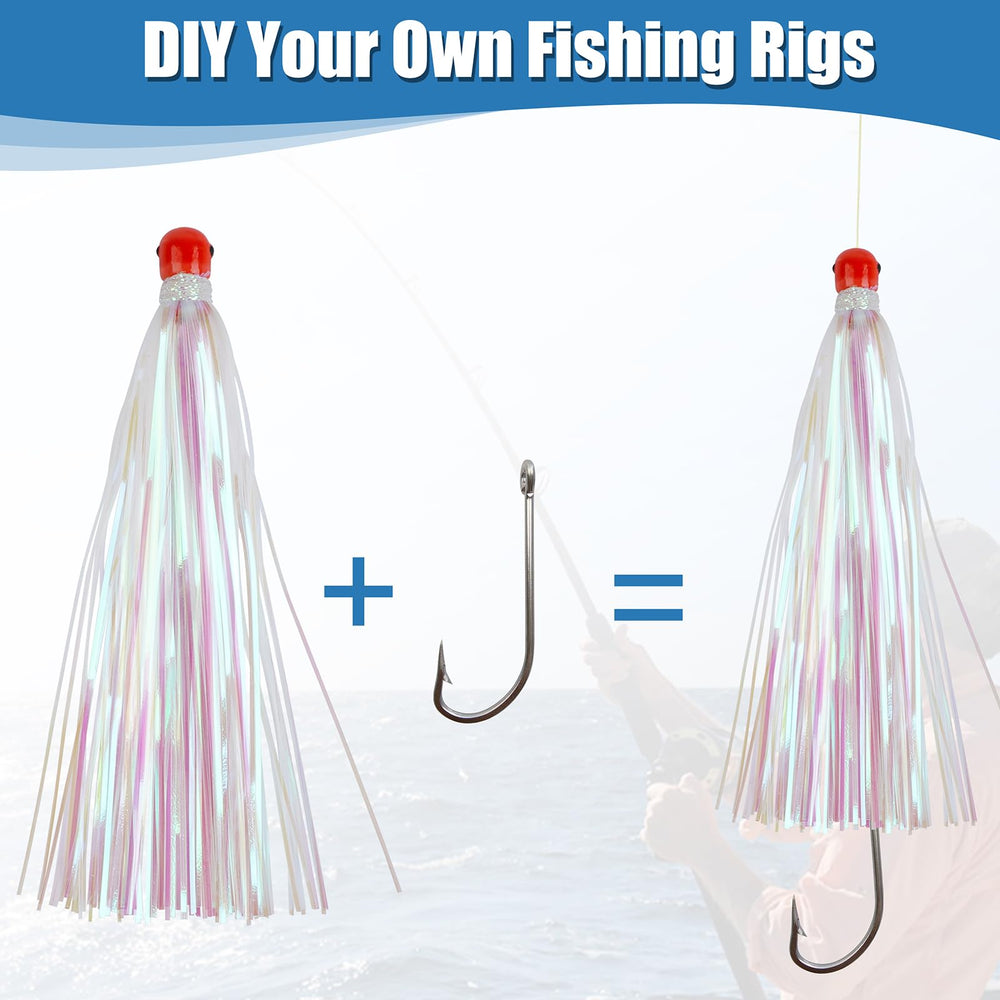 Hollow jig head with black bump eyes, 0.3oz