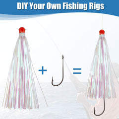 Hollow jig head with black bump eyes, 0.3oz