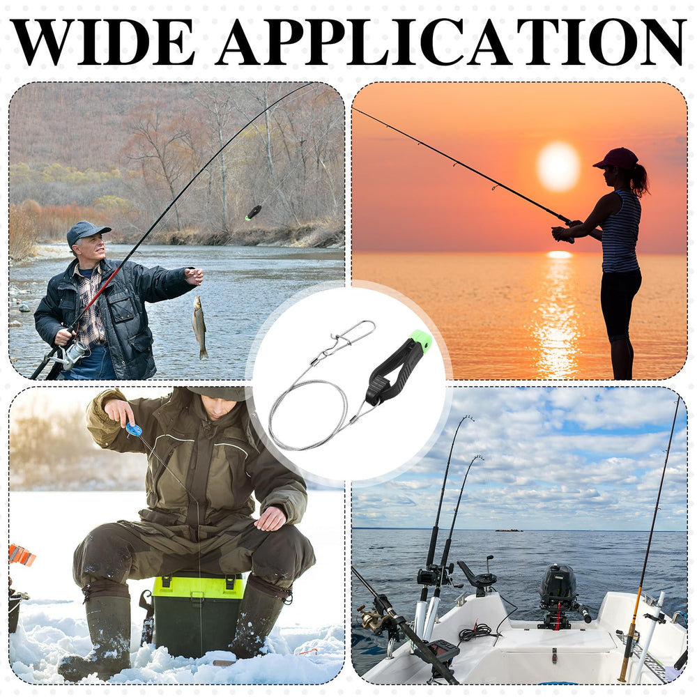 Packaged Hollowfly downrigger release clips with 8 pieces