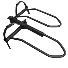 Hollywood Racks fat tire wheel holder left side securing a 5 inch tire