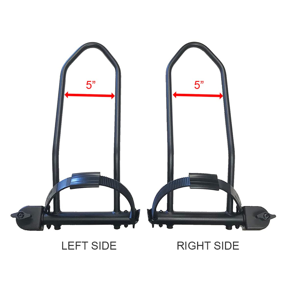 Hollywood Racks fat tire wheel holder right side keeping fat bike stable