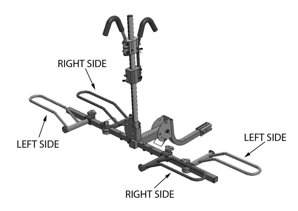 Hollywood Racks fat tire wheel holder with fat bike shows secure transport