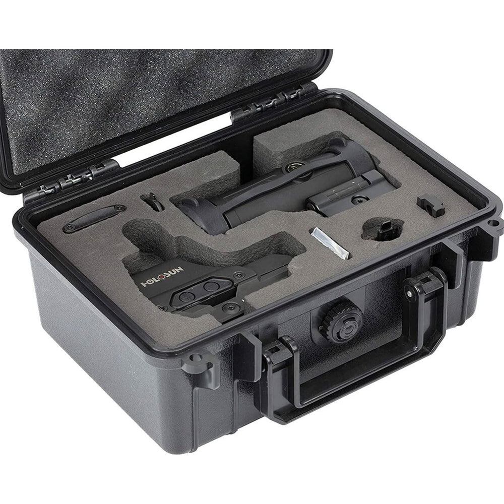HOLOSUN HM3X QD mount demonstrates quick detachment for rapid transitions between views.
