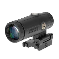 Holosun HM3X magnifier side flip view enables rapid target transitions for dynamic engagements.
