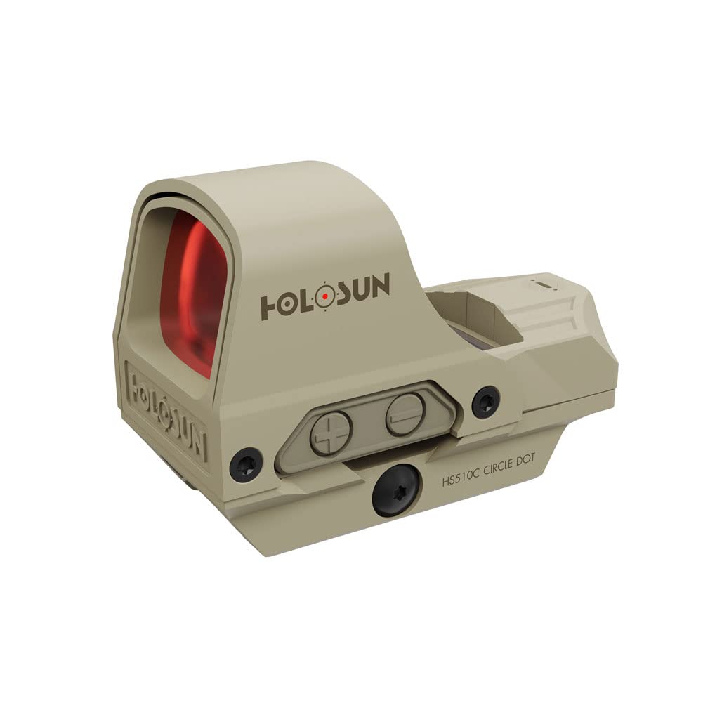 HOLOSUN HS510C-FDE-R open frame enables rapid target acquisition and wide field of view.