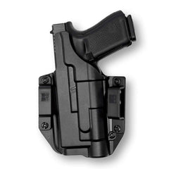 Glock 19/17 holster with TLR-1 for concealed carry, OWB, black