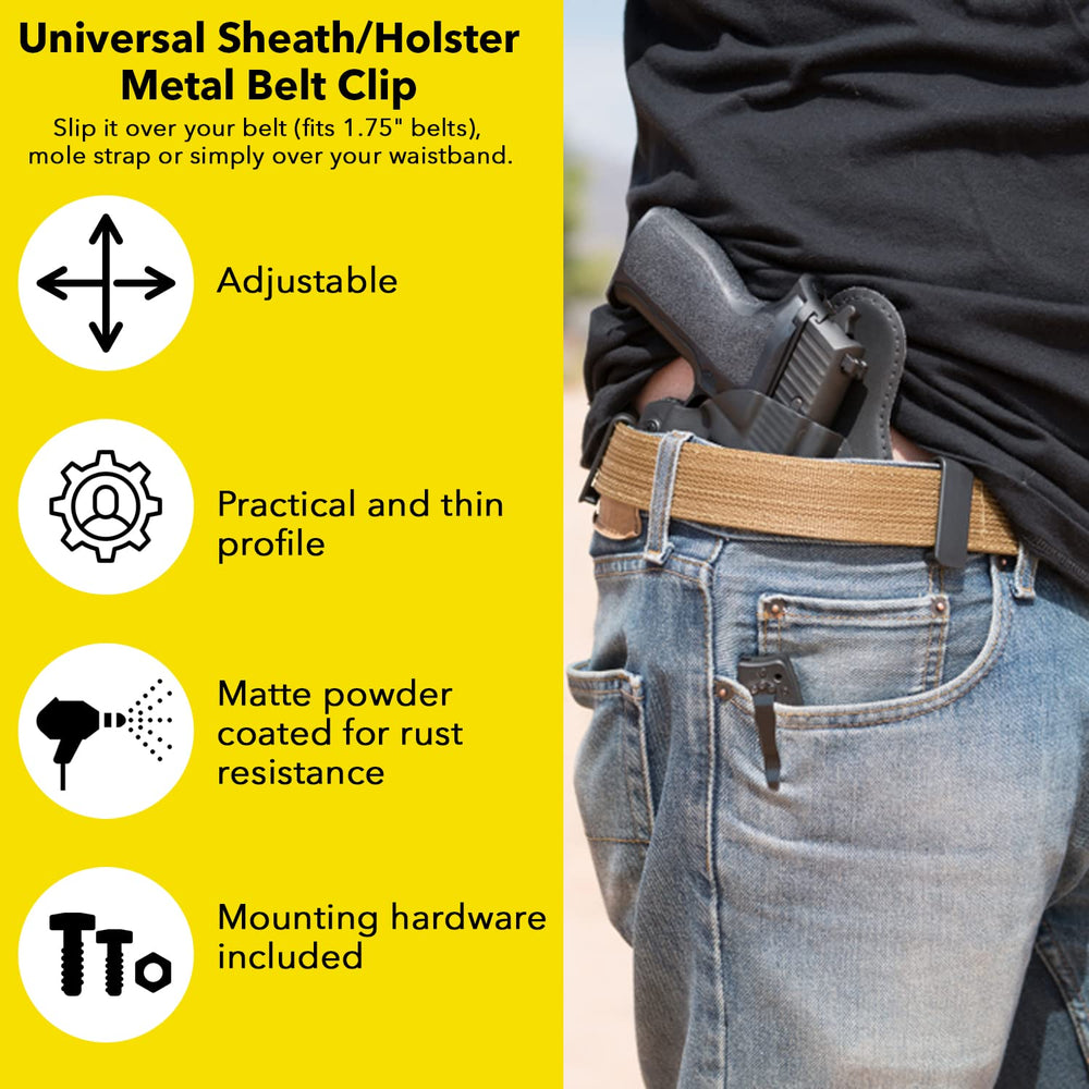 HolsterBuilder hardware included ensures secure, durable installation.