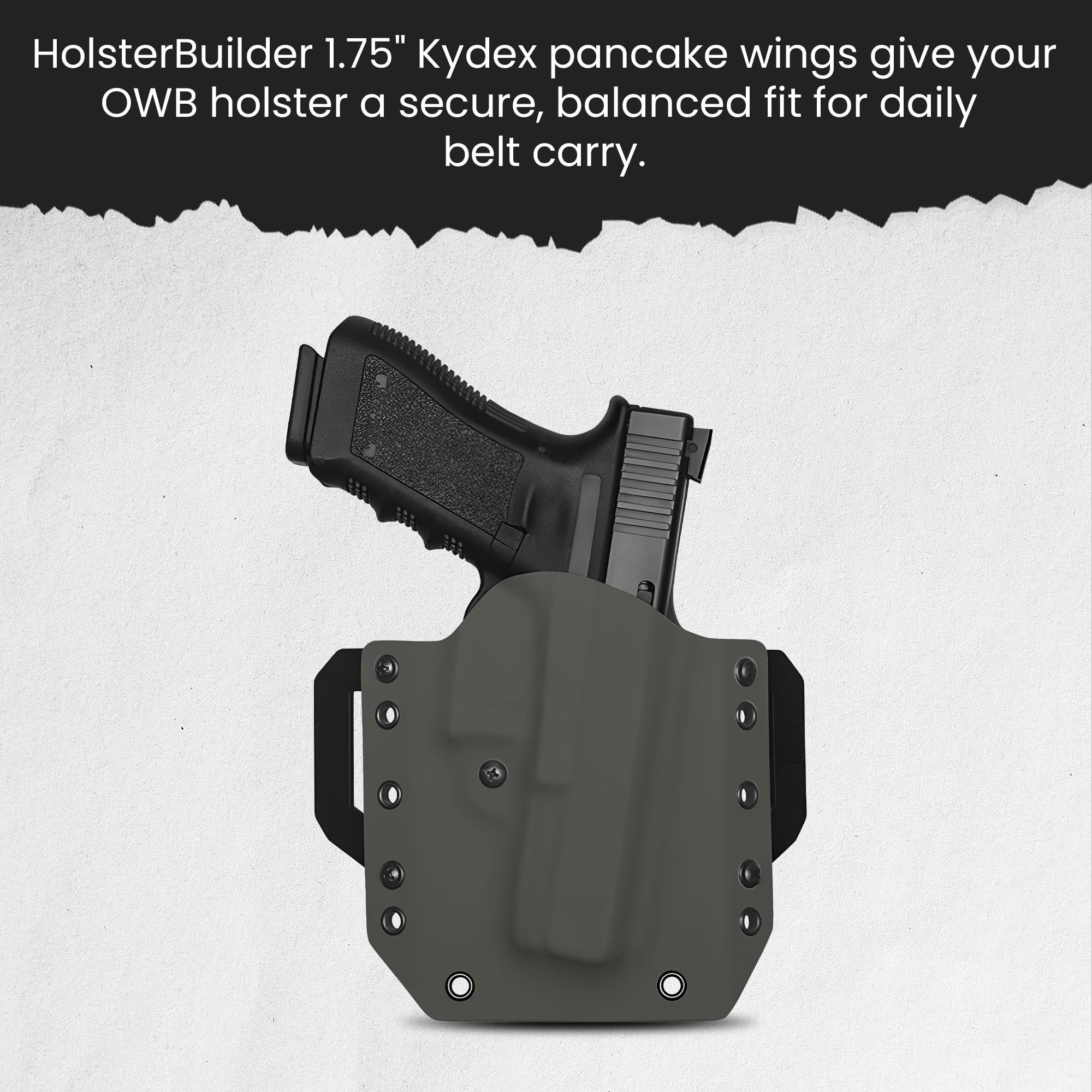 HolsterBuilder Made in USA construction highlights durable, reliable components.