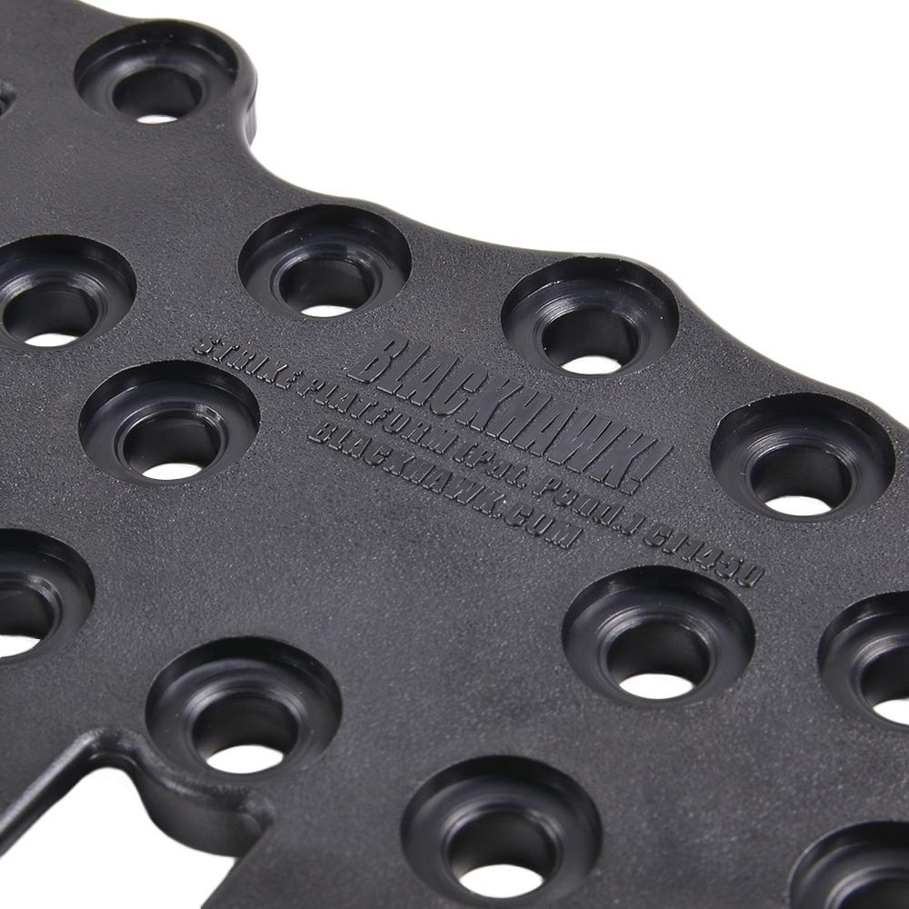 Holds holsters, rails, and carbon-fiber accessories secured