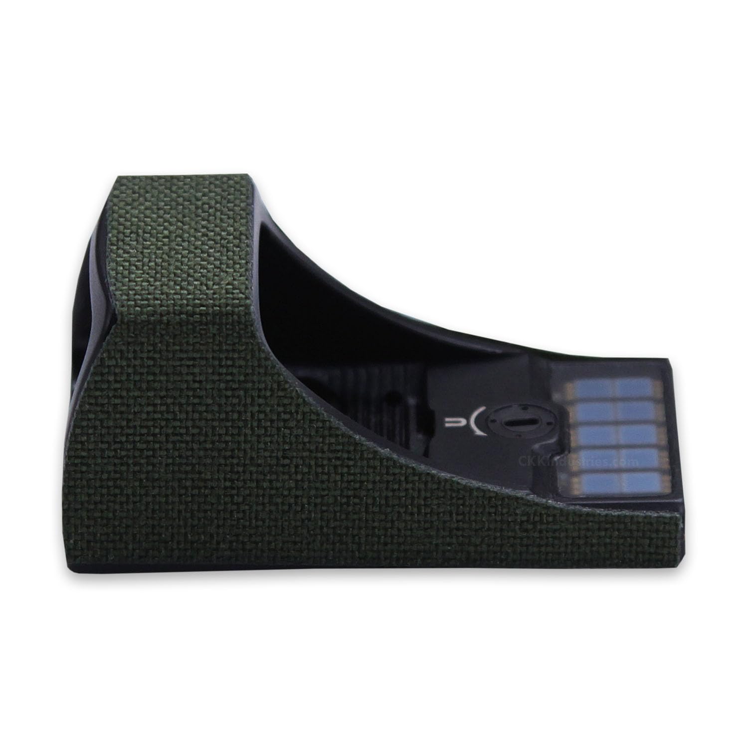 HolsterSmith EDC Wrap olive drab finish blends with field gear.