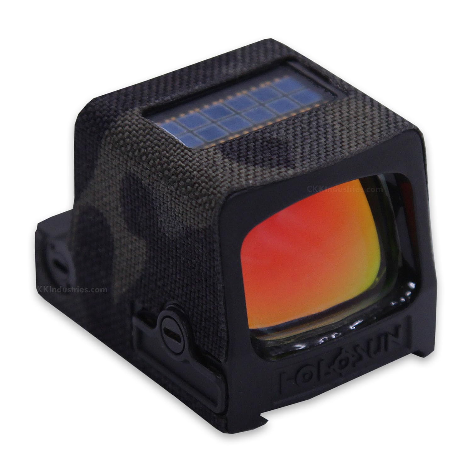 HolsterSmith EDC Wrap water-repellent keeps the optic dry during rain or sweat.
