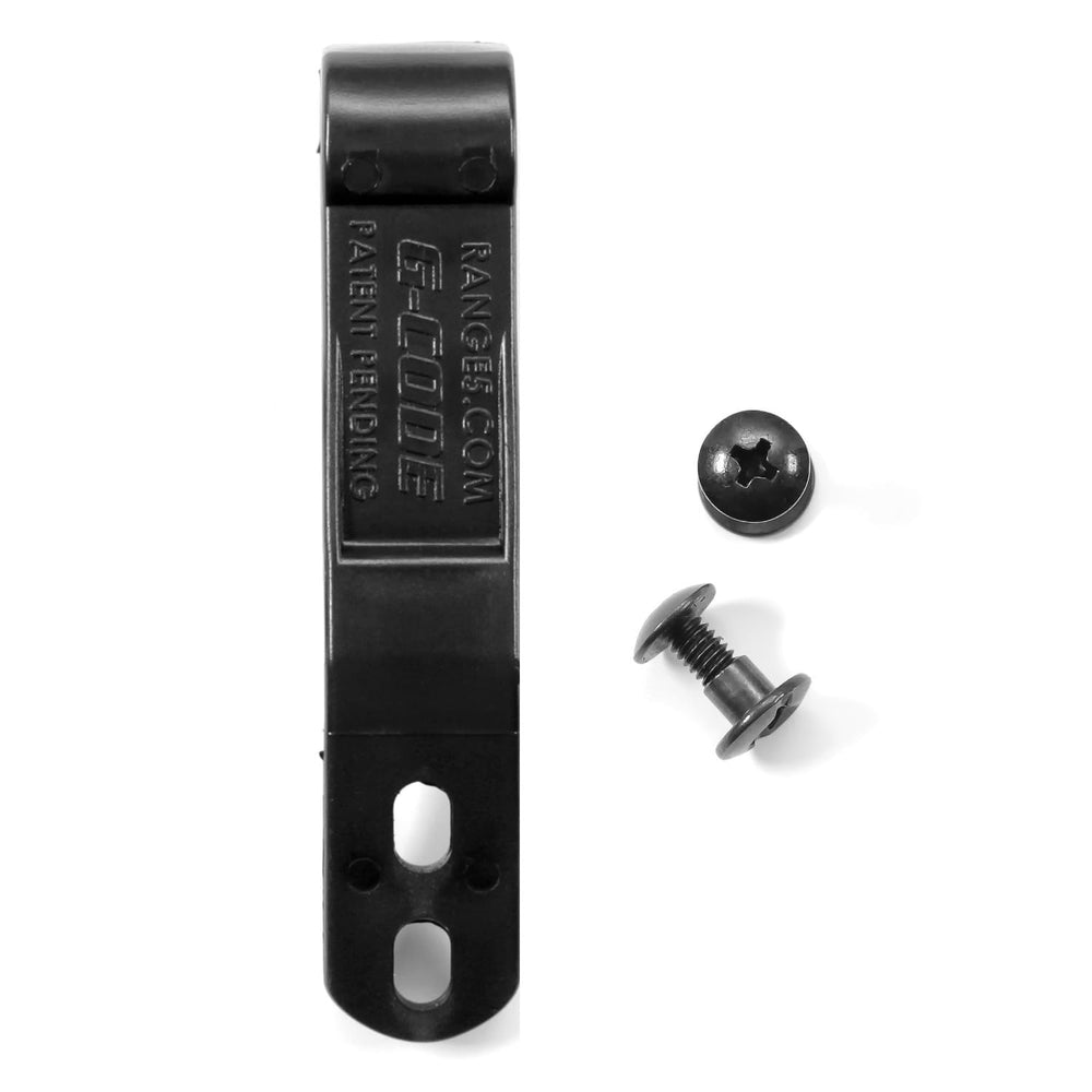 HolsterSmith G-Code extended finger tab enables quick, tool-free installation.