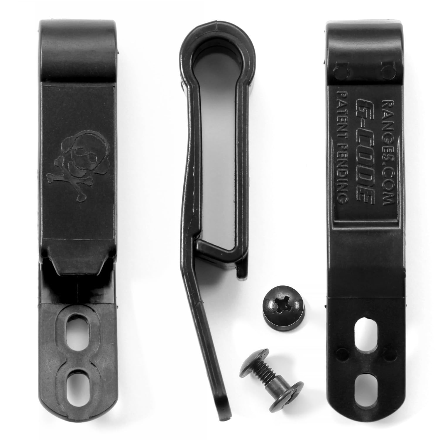 HolsterSmith G-Code polymer construction clip resists wear during daily use.